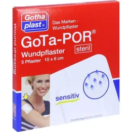 Gesso para feridas Gota-Por estéril 60x100 mm, 5 un