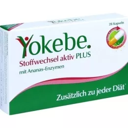 YOKEBE Plus cápsulas ativas para metabolismo, 28 unidades