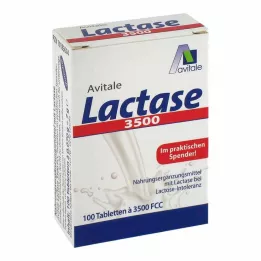 LACTASE 3.500 FCC comprimidos em dispensador de clique, 100 unidades