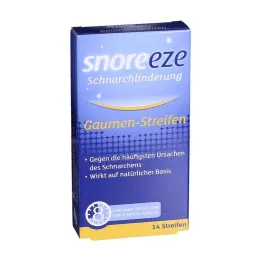 Snoreeze tiras de palato para alívio do ronco, 14 peças