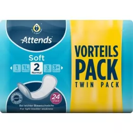 ATTENDS Suave 2 normal, 24 peças