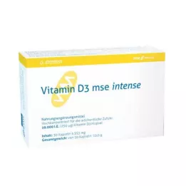 VITAMIN D3 MSE cápsulas intensas, 30 unidades