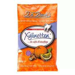 XYLINETTEN Doces de laranja e gengibre, 60 g