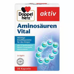 DOPPELHERZ Aminoácidos Cápsulas Vitais, 30 pcs