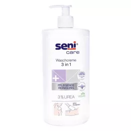 SENI creme de lavagem de cuidado 3 em 1 com UREIA, 1000 ml