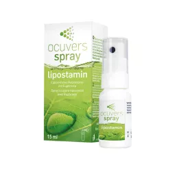 OCUVERS spray lipostamina spray oftálmico com Euphrasia, 15 ml