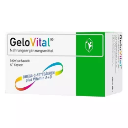 GELOVITAL Suplemento dietético óleo de fígado de bacalhau caps., 50 unid