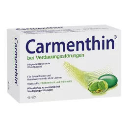 CARMENTHIN para distúrbios digestivos msr. Cápsulas moles, 42 unidades