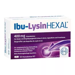 IBU-LYSINHEXAL Comprimidos revestidos por película, 50 unidades