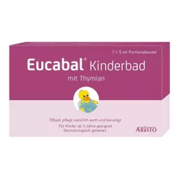 EUCABAL Banho infantil com tomilho, 7X5 ml