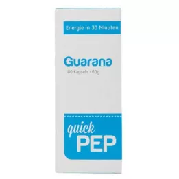 QUICKPEP Cápsulas de guaraná, 100 unidades