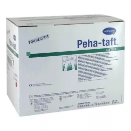 PEHA-TAFT látex OP-luvas tamanho 7, 50X2 pcs