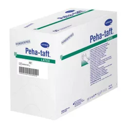 PEHA-TAFT látex OP-luvas tamanho 8, 50X2 pcs