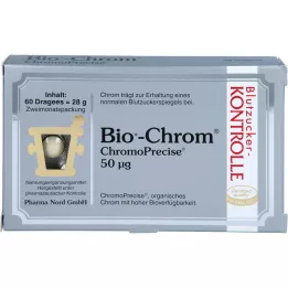 BIO-CHROM ChromoPrecise 50 μg Pharma Nord Drageias, 60 unidades