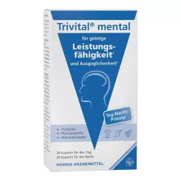 TRIVITAL cápsulas mentais, 56 unidades