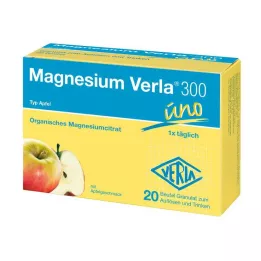 MAGNESIUM VERLA 300 Granulados de Maçã, 20 unidades