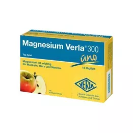 MAGNESIUM VERLA 300 Granulados de Maçã, 50 unidades