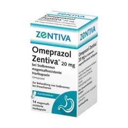 OMEPRAZOL Zentiva 20 mg para azia, 14 unidades