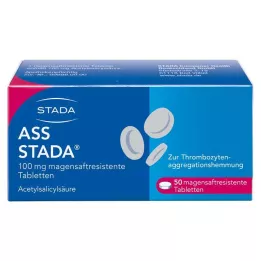 ASS STADA Comprimidos gastrorresistentes de 100 mg, 50 unidades