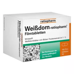WEISSDORN-RATIOPHARM Comprimidos revestidos por película, 100 unidades