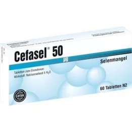 CEFASEL Comprimidos de 50 μg, 60 unidades