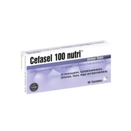 CEFASEL 100 nutri Selenium-Tabs, 60 unidades