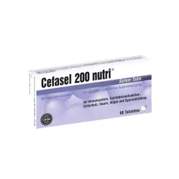 CEFASEL 200 nutri Selenium-Tabs, 60 unidades