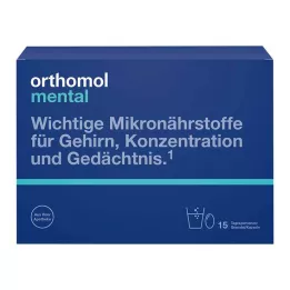 ORTHOMOL mental grânulos/cápsulas pacote combinado de 15 dias, 1 pacote