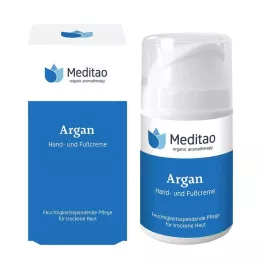 MEDITAO Creme para mãos e pés de argão, 50 ml