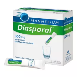 MAGNESIUM DIASPORAL Grânulos de 300 mg, 20 unidades