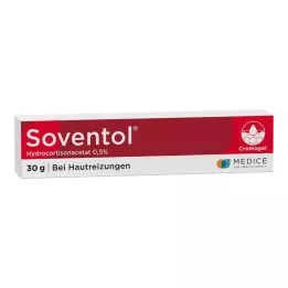 SOVENTOL Creme de acetato de hidrocortisona 0,5%, 30 g