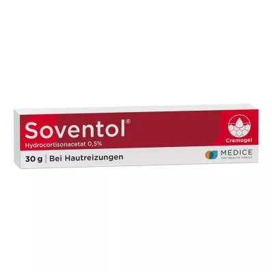 SOVENTOL Creme de acetato de hidrocortisona 0,5%, 30 g SOVENTOL Creme de acetato de hidrocortisona 0,5%, 30 g
