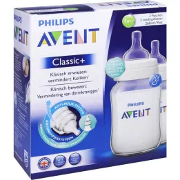 AVENT Garrafa Classic+ 260 ml, pacote com 2 unidades