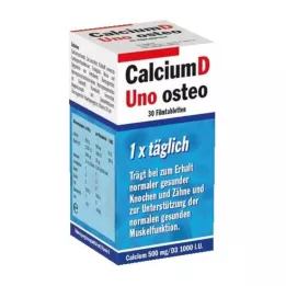CALCIUM Comprimidos revestidos por película D Uno osteo, 30 unidades
