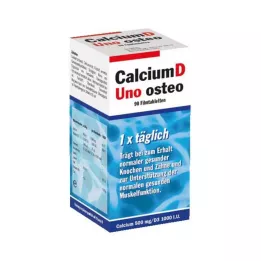CALCIUM D Uno osteo comprimidos revestidos por película, 90 unidades
