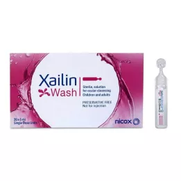 XAILIN Solução para lavagem ocular em doses únicas, 20X5 ml