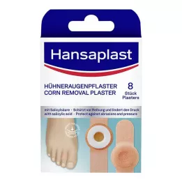 HANSAPLAST Emplastros para milho, 8 peças