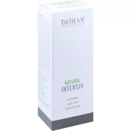 BELIEVA Creme ativo noturno intensivo natural, 75 ml