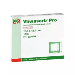 VLIWASORB Pro superabsorvente comp. estéril 12,5x12,5 cm, 10 unidades