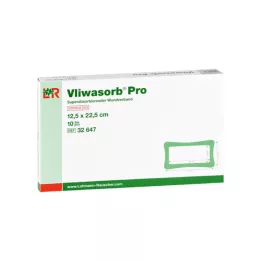VLIWASORB Pro superabsorvente comp. estéril 12,5x22,5 cm, 10 unidades