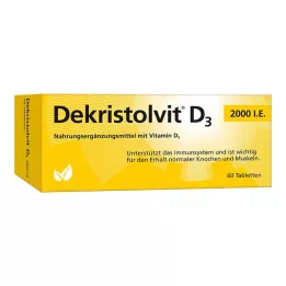 DEKRISTOLVIT D3 2.000 UI comprimidos, 60 unidades
