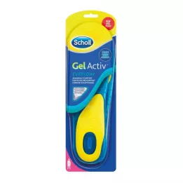 SCHOLL Palmilhas GelActiv Everyday feminino tamanho 35,5-40,5, 2 peças