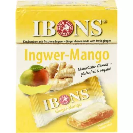 IBONS Caixa original de balas mastigáveis de manga e gengibre, 60 g