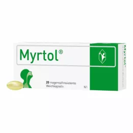 MYRTOL cápsulas moles gastrorresistentes, 20 unidades