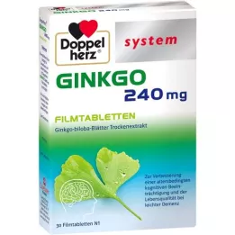 DOPPELHERZ Ginkgo 240 mg comprimidos revestidos por película, 30 unidades
