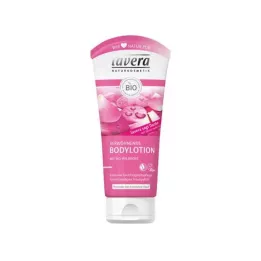 LAVERA Loção corporal rosa selvagem orgânica, 200 ml