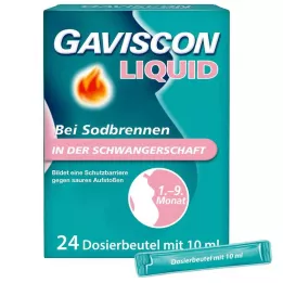 GAVISCON Líquido 500 mg/267 mg/160 mg Susp.z.Einn., 24X10 ml
