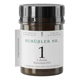 SCHÜSSLER No.1 Cálcio fluoratum D 12 comprimidos, 1000 peças