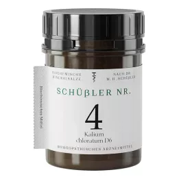 SCHÜSSLER No.4 Kalium chloratum D 6 comprimidos, 400 unidades
