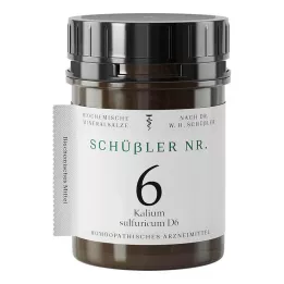 SCHÜSSLER No.6 Kalium sulfuricum D 6 comprimidos, 400 unidades
